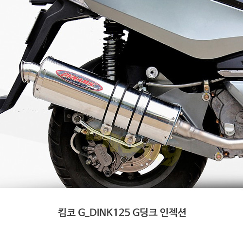 킴코 G_DINK125 G딩크 인젝션 머플러