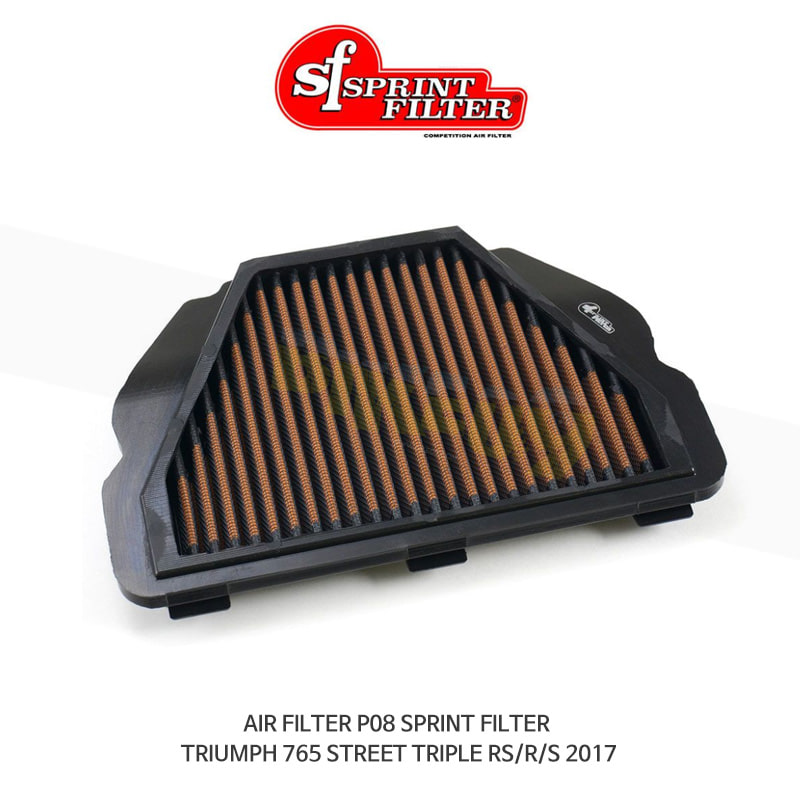 스프린트 필터 에어필터 TRIUMPH 트라이엄프 스트리트트리플765 RS/R/S (2017) AIR FILTER P08 PM167S
