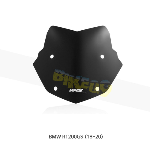 BMW R1200GS (18-20) WRS 윈드스크린 엔듀로 매트 블랙 BM026NO