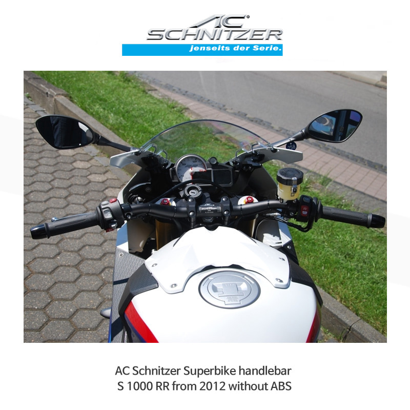 AC슈니처 BMW S1000RR (2012-), HP4 슈퍼바이크 핸들바 without ABS S50101240406-121-32037-11