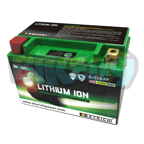 피아지오 스카이리치 리튬 배터리 스카이리치 LITX9 (W/Led 인디케이터) YTX9-BS - 오토바이 밧데리 리튬이온 배터리 HJTX9-FP