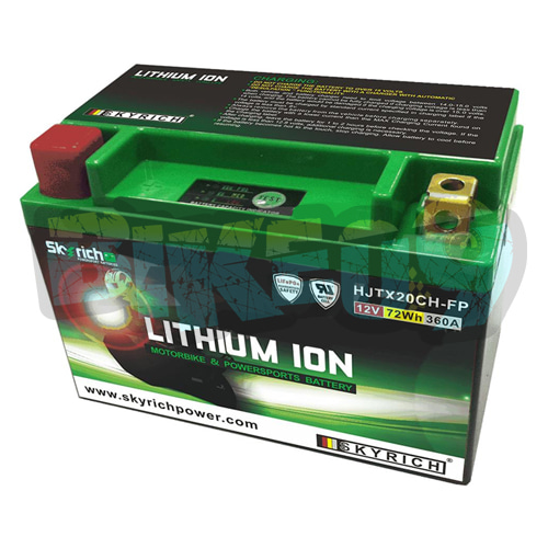 트라이엄프 스카이리치 리튬 배터리 LITX20CH (W/Led 인디케이터) - 오토바이 밧데리 리튬이온 배터리 327113
