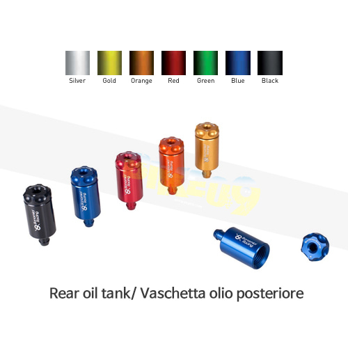 보나미치 레이싱 Rear oil tank/ Vaschetta olio posteriore (BLACK/BLUE/GREEN/GOLD/ORANGE/RED/SILVER) 브레이크 리저브 오일 탱크 0040