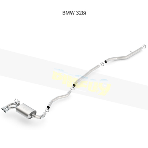 BMW 328i 캣백 Exhaust 시스템 S-타입 (12-16) 볼라 자동차 튜닝 부품 머플러 배기 140509