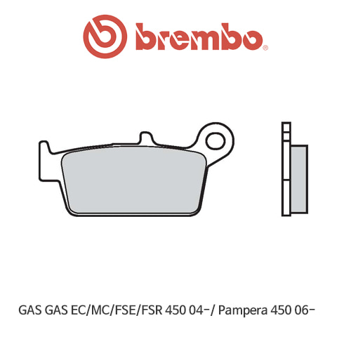 GAS GAS EC/MC/FSE/FSR450 (04-)/ Pampera450 (06-) 오토바이 브레이크패드 브렘보