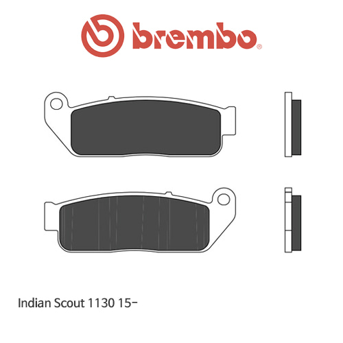 인디안 Scout1130 (15-) 신터드 스트리트 오토바이 브레이크패드 브렘보