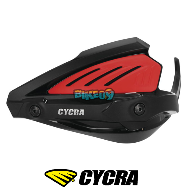 싸이크라 혼다 CRF1000L/CRF1100L 아프리카 트윈 보이저 핸드가드 (블랙/레드) - 오토바이 튜닝 부품 1CYC-7901-323