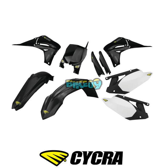 싸이크라 야마하 YZ450F 10-13 컴플리트 파워플로우 바디 키트 (블랙) - 오토바이 튜닝 부품 1CYC-9313-12