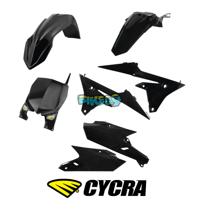 싸이크라 야마하 YZ250F/YZ450F 5-피스 레플리카 키트 (블랙) - 오토바이 튜닝 부품 1CYC-9412-12