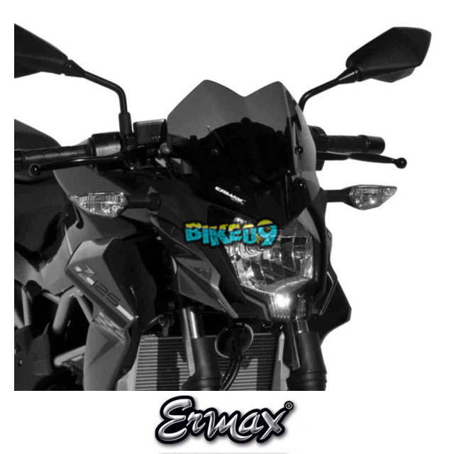 ERMAX 스포츠 스크린 | 가와사키 Z 125 19- - 윈드 쉴드 스크린 오토바이 튜닝 부품 E0303S71