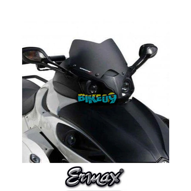 ERMAX 레이싱 스크린 | 블랙 | 캔암 스파이더 RS/RSS 990 08-12 - 윈드 쉴드 스크린 오토바이 튜닝 부품 E032956001