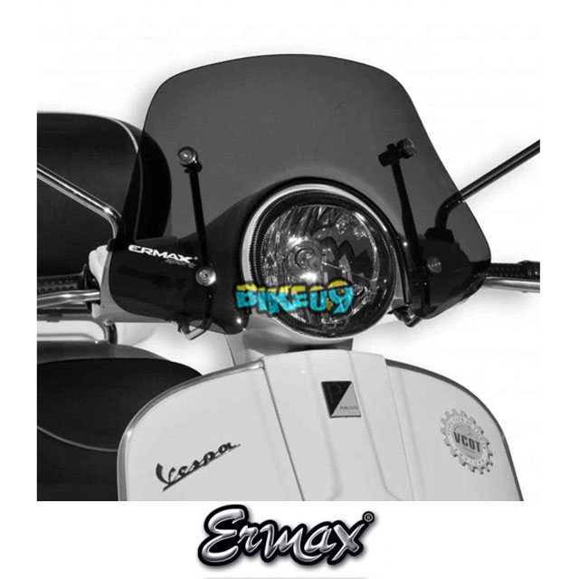 ERMAX 피콜로 스크린 | 라이트 스모크 | 피아지오 베스파 GTS 125/300 08-22 - 윈드 쉴드 스크린 오토바이 튜닝 부품 EPC1354001