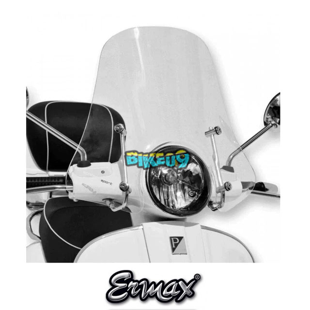 ERMAX 스포티보 스크린 | 클리어 | 피아지오 베스파 PX 125 11-15 - 윈드 쉴드 스크린 오토바이 튜닝 부품 ESP1301005
