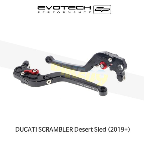 에보텍 DUCATI 두카티 스크램블러 Desert Sled (2019+) 오토바이 접이식 브레이크레바 클러치레바 세트 PRN002764-002765-11