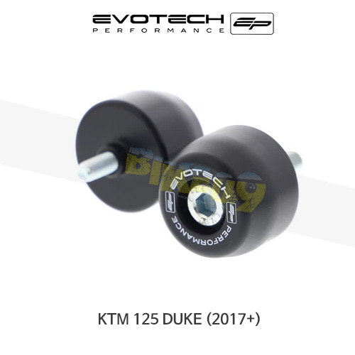 에보텍 KTM 125듀크 (2017+) 오토바이 앞포크 리어 스윙암 리어휠 슬라이더 PRN011623-08
