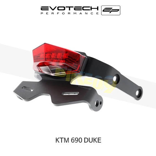 에보텍 KTM 690듀크 (12-19) 오토바이 휀다리스킷 번호판브라켓 PRN010329-01