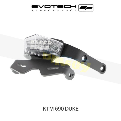 에보텍 KTM 690듀크 (12-19) 오토바이 휀다리스킷 번호판브라켓 PRN010329-02
