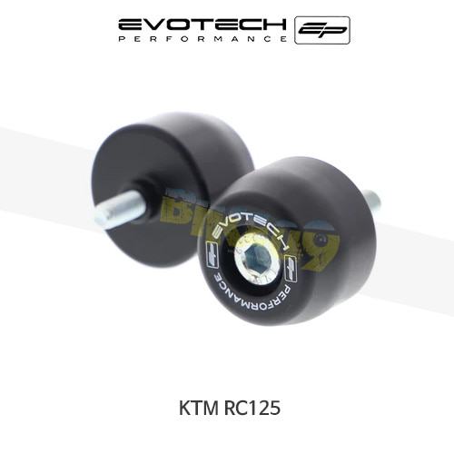 에보텍 KTM RC125 (2014+) 오토바이 앞포크 리어 스윙암 리어휠 슬라이더 PRN011623-04
