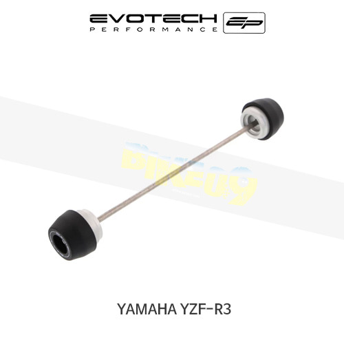 에보텍 YAMAHA 야마하 YZF R3 (2015+) 오토바이 앞포크 리어 스윙암 리어휠 슬라이더 PRN012642-02