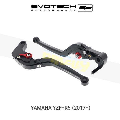 에보텍 YAMAHA 야마하 YZF R6 (2017+) 오토바이 접이식 브레이크레바 클러치레바 세트 PRN002868-003908-01