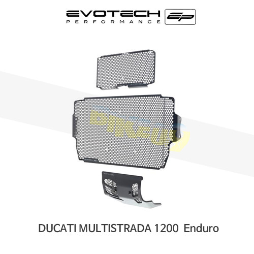 에보텍 DUCATI 두카티 멀티스트라다1200 Enduro (16-18) 오토바이 라지에다가드 오일가드 엔진가드 프레임슬라이더 세트 PRN012480-012481-013209-01