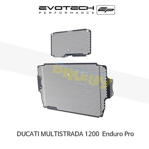 에보텍 DUCATI 두카티 멀티스트라다1200 Enduro Pro (17-18) 오토바이 라지에다가드 오일쿨러가드 세트 PRN012480-012481-11