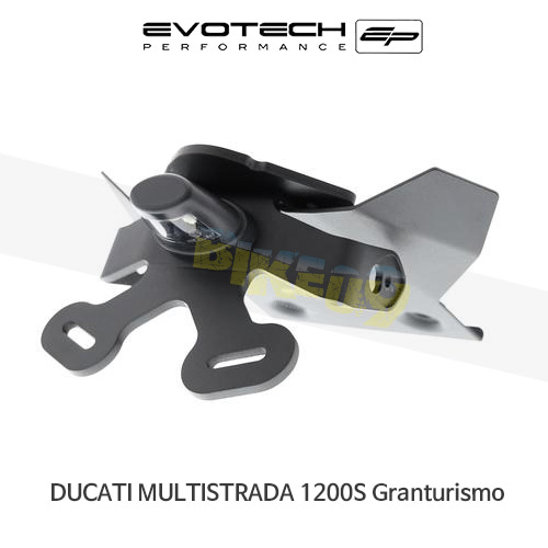 에보텍 DUCATI 두카티 멀티스트라다1200S Granturismo (13-14) 오토바이 휀다리스킷 번호판브라켓 PRN008685-1