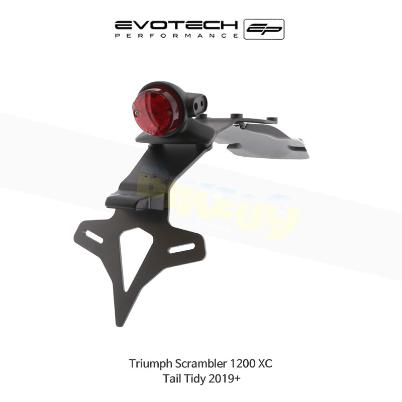 에보텍 TRIUMPH 트라이엄프 스크램블러 1200XC (2019+) 오토바이 휀다리스킷 번호판브라켓 PRN014766-03R