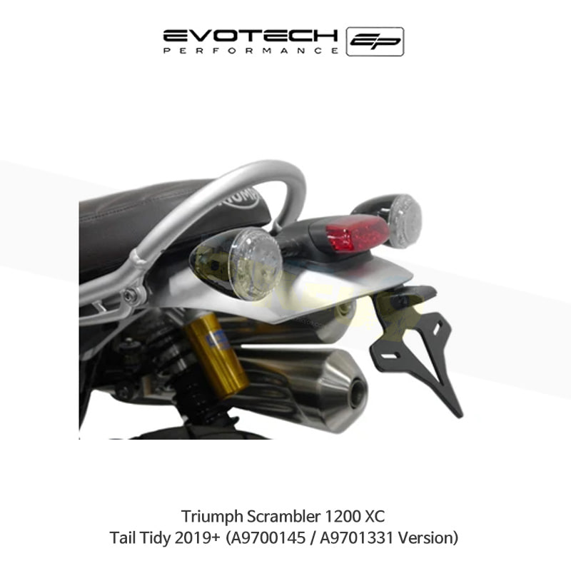 에보텍 TRIUMPH 트라이엄프 스크램블러 1200XC (2019+) 오토바이 휀다리스킷 번호판브라켓 PRN014766-(A9700145 Version) 오토바이