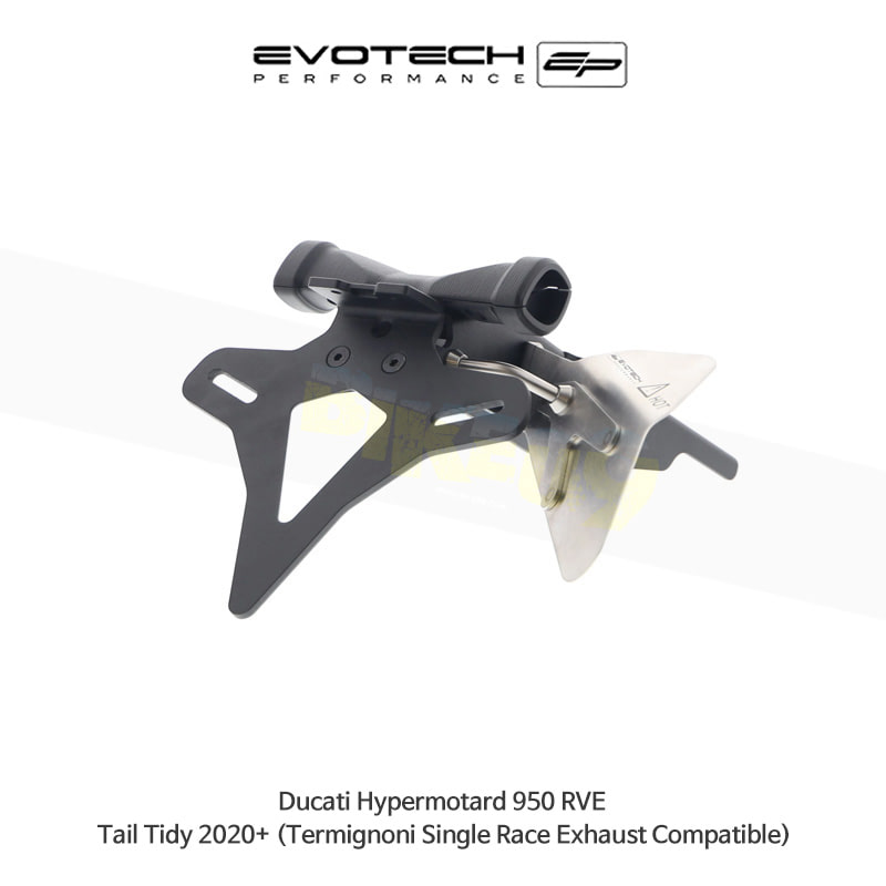 에보텍 DUCATI 두카티 하이퍼모타드950 RVE (2020+) 오토바이 휀다리스킷 번호판브라켓 (Termignoni Single Race Exhaust Compatible) PRN014518-03