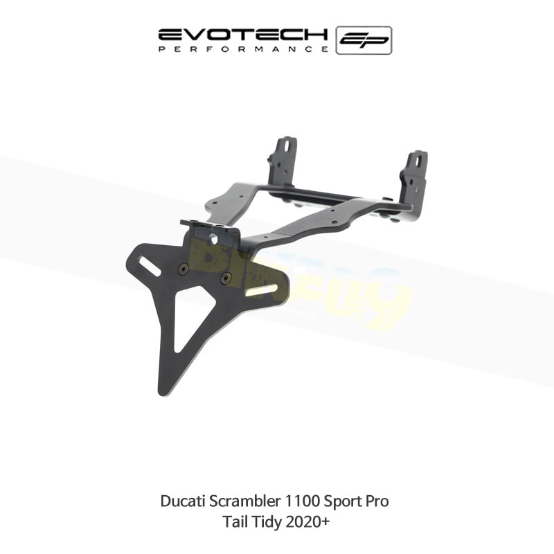 에보텍 DUCATI 두카티 스크램블러1100 Sport Pro (2020+) 오토바이 휀다리스킷 번호판브라켓 PRN014118-04