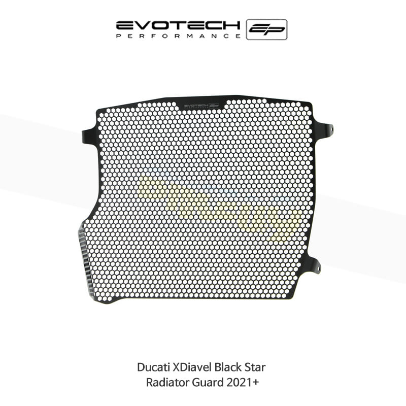 에보텍 DUCATI 두카티 엑스디아벨 Black Star (2021+) 오토바이 라지에다가드 라지에다그릴 PRN013089-04