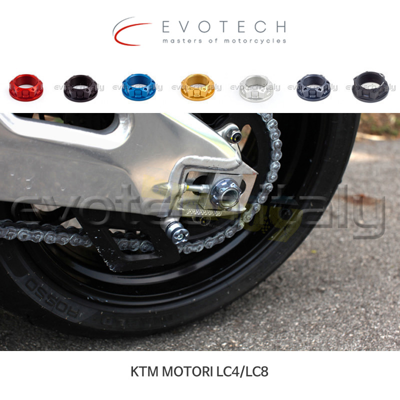 에보텍 이탈리아 KTM MOTORI LC4/LC8 에르갈 너트 M25x1.5 (프론트 리어휠) TB-018