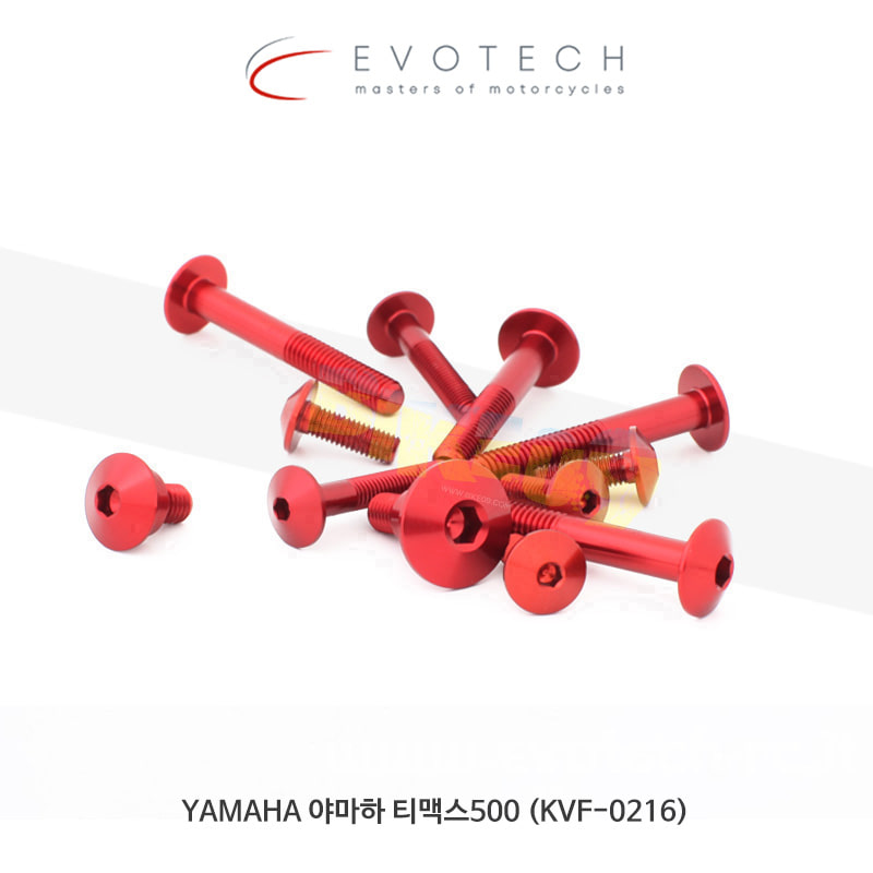 에보텍 이탈리아 YAMAHA 야마하 티맥스500 (08-11) 페어링 스크류 키트 KVF-0216