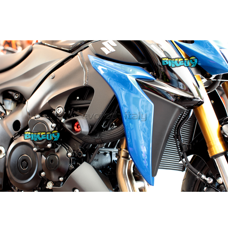 에보텍 이탈리아 안티-쇼크 프레임 슬라이더 스즈키 GSX-S 1000 (16-22)/ 카타나 1000 - 오토바이 엔진커버 엔진가드 프레임슬라이더 DEFA-012
