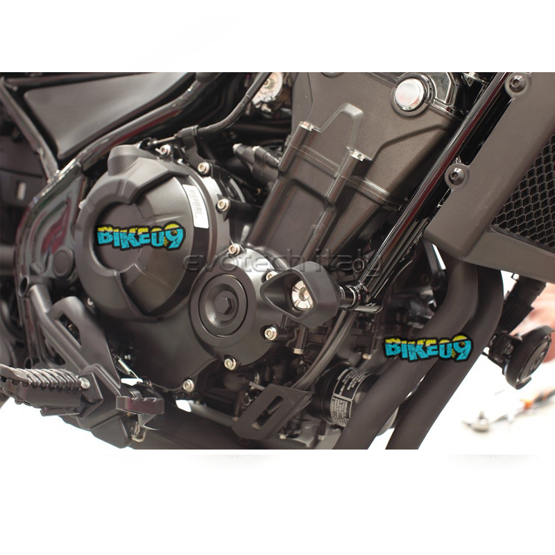 에보텍 이탈리아 안티쇼크 프레임 슬라이더 혼다 500 레벨 - 오토바이 엔진커버 엔진가드 프레임슬라이더 DEFA-019