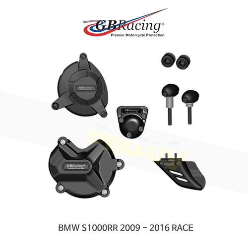GB레이싱 엔진가드 프레임 슬라이더 BMW HP4/ S1000RR 모터사이클 프로텍션 BUNDLE (09-16) 레이스 CP-S1000RR-2009-R-CS-GBR