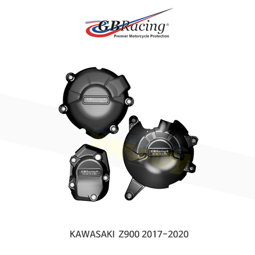 GB레이싱 엔진가드 프레임 슬라이더 가와사키 Z900 SECONDARY 엔진 커버 세트 (17-20) EC-Z900-2017-SET-GBR