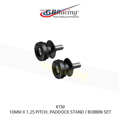 GB레이싱 엔진가드 프레임 슬라이더 KTM 10MM X 1.25 피치/ 패덕 스탠드/ BOBBIN 세트 BA12-10-GBR-SET