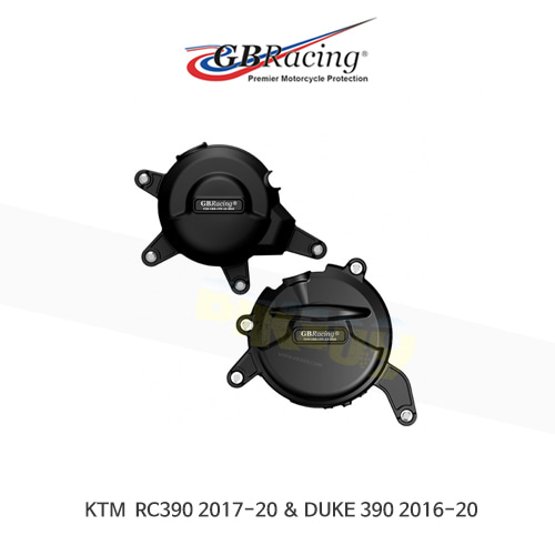 GB레이싱 엔진가드 프레임 슬라이더 KTM RC390 (17-20)/ 듀크390 (16-20) SECONDARY 엔진 커버 세트 EC-RC390-2017-SET-GBR