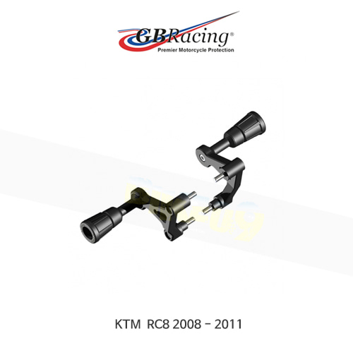 GB레이싱 엔진가드 프레임 슬라이더 KTM RC8 (08-16) 캐시 MUSHROOMS LEFT &amp; RIGHT 사이드 CP-RC8-2008-SET-GBR