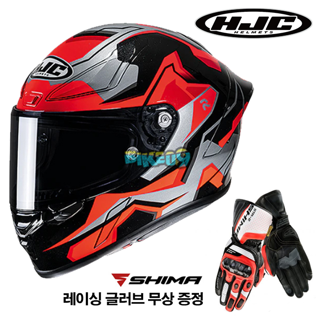 HJC 알파 1 노마로 (레이싱 글러브 무상 증정) - 홍진 헬멧 오토바이 용품 안전 장비 MC1
