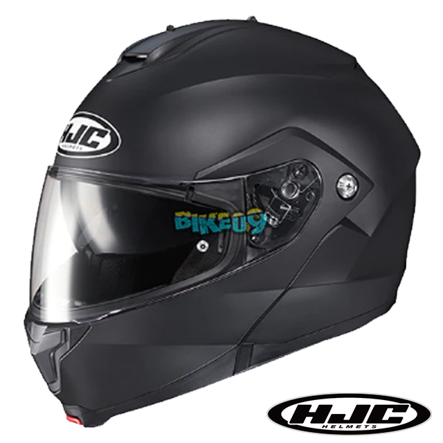 HJC C91 솔리드 세미 플랫 블랙 시스템 헬멧 - 홍진 헬멧 오토바이 용품 안전 장비