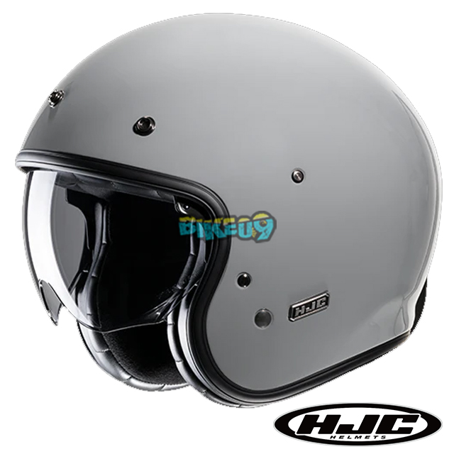 HJC V31 솔리드 N.그레이 오픈페이스 헬멧 - 홍진 헬멧 오토바이 용품 안전 장비