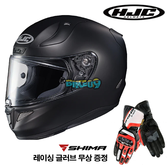HJC 알파 11 솔리드 세미 플랫 블랙 (레이싱 글러브 무상 증정) - 홍진 헬멧 오토바이 용품 안전 장비