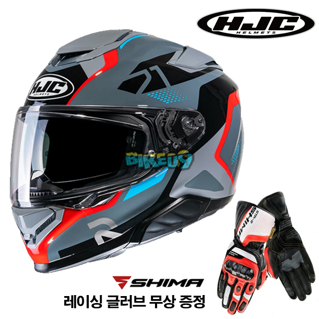 HJC 알파 71 하펠 (레이싱 글러브 무상 증정) - 홍진 헬멧 오토바이 용품 안전 장비 MC21