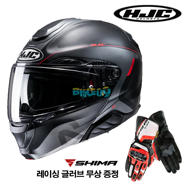 HJC 알파 91 컴버스트 (레이싱 글러브 무상 증정) - 홍진 헬멧 오토바이 용품 안전 장비 MC1SF