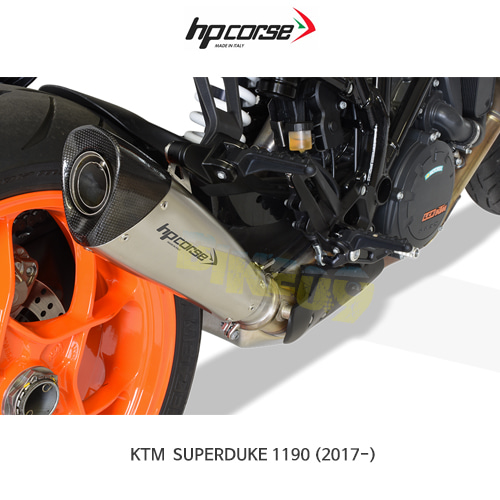 KTM 슈퍼듀크1190 (17-) EVOXTREME260 SATIN HP코르세 아크라포빅 머플러 XKTSDEVO2602S-AB 오토바이 튜닝 부품