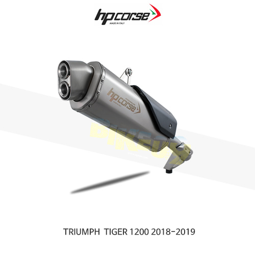 트라이엄프 타이거1200 (18-19) 4트랙R 티타늄 HP코르세 아크라포빅 머플러 TR4TR1200T-AB 오토바이 튜닝 부품