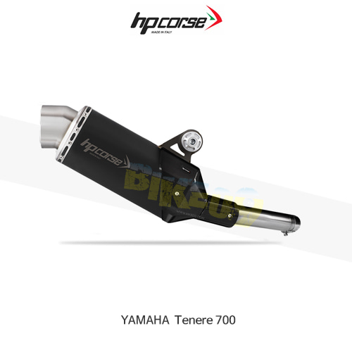 야마하 테네레700 4트랙R SHORT 블랙 HP코르세 아크라포빅 머플러 YA4TRS7001C-AB 오토바이 튜닝 부품